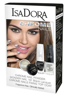 IsaDora Chrome nails