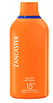 Lancaster Sun Care Face & Body Silky milk SPF15 400 ML - Beautyvonappen.dk