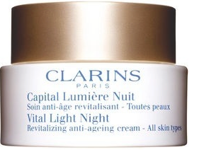 Clarins Vital Light Night Revitalizing Anti-Ageing Cream 50ml - Beautyvonappen.dk
