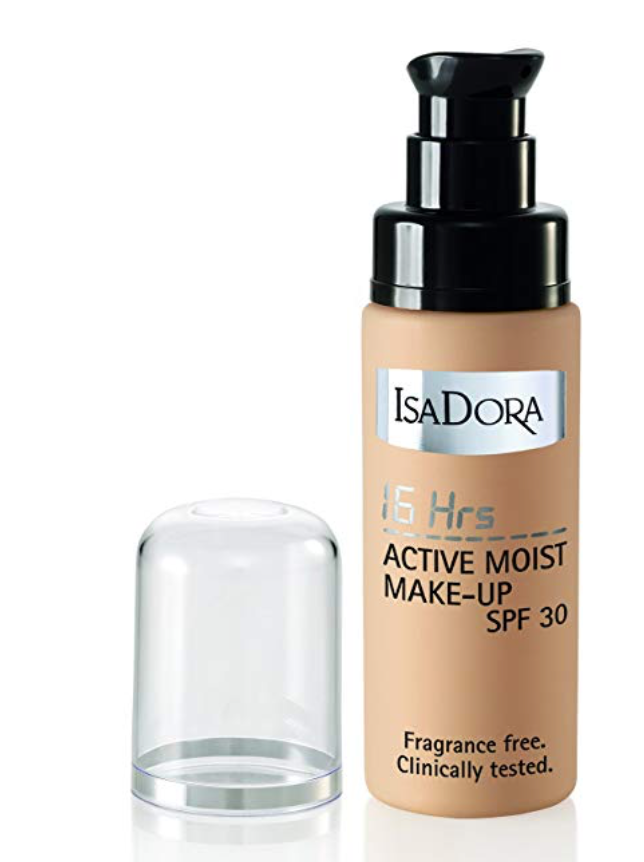 Isadora SPF 30 16 Hours Active Moist Makeup, Cream Beige, 30ml - Beautyvonappen.dk