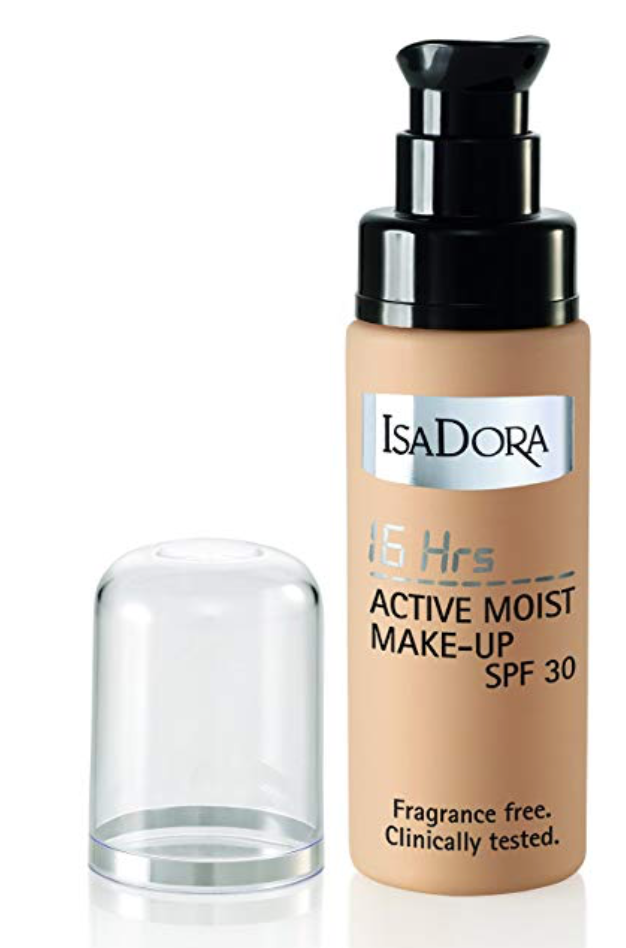 Isadora SPF 30 16 Hours Active Moist Makeup, Honey Beige, 30ml - Beautyvonappen.dk