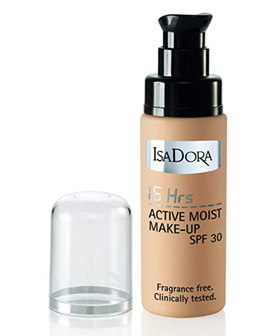 Isadora SPF 30 16 Hours Active Moist Makeup, Sunny Beige, 30ml - Beautyvonappen.dk
